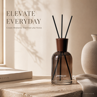 Ensemble diffuseur de parfum en verre personnalisé de 330 ml avec boîte cadeau, OEM ODM, marque privée, parfum d'ambiance, aromathérapie pour marques de luxe