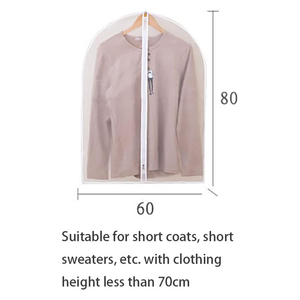 Garment Bags Bag for <b>Storage</b> Dust-Proof Suit Protector With Zipper Long Dresses Suit Coat Closet Clothes <b>Storage</b> Cover Bag - Product Image 2