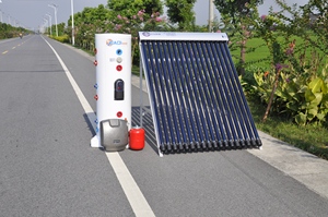 ระบบทำน้ำร้อนพลังงานแสงอาทิตย์แบบแยกส่วนคุณภาพสูง ได้รับการรับรองมาตรฐาน พร้อมตัวเก็บความร้อนแบบท่อความร้อน สแตนเลส ขนาด 300 ลิตร - Product Image 3