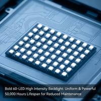 Modul LCD TFT IPS TMK 12.1 inci 1024x768 LVDS 20Pin 1000 Nits Kecerahan Tinggi Lampu Latar LED Terang Terlihat di Bawah Sinar Matahari -30~85 Terintegrasi