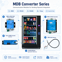 Solusi Peningkatan Pembayaran Tanpa Tunai untuk Mesin Vending dengan Konverter Pulsa MDB RS232 dan Kabel Antarmuka