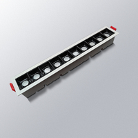 Luminaria Empotrable Lineal para Interiores, CRI90, COB, 5 LED, 10W, Tipo Cuchilla Láser