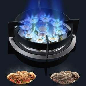 Huishoudelijke 1-pits gasfornuis kookplaat glazen oppervlak elektronische ontsteking draagbaar ontwerp 4,5 kW warmtebelasting vlambeveiliging - Product Image 3