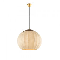 Lampe suspendue en lin ou en papier de designer, en promotion, abat-jour décoratif pour lampes suspendues, lampe suspendue populaire