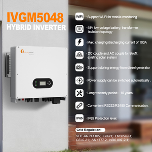 Bộ Biến Tần Felicitysolar 48V 5Kw Bộ Biến Tần Năng Lượng Mặt Trời Hỗn Hợp Lưới Tắt Với Mppt Cho Hệ Thống Năng Lượng Mặt Trời - Product Image 3