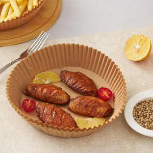 Papiers de cuisson carrés pour friteuse à air, qualité alimentaire, résistants aux hautes températures, jetables, rouleaux de cuisine pour la cuisson - Product Image 5