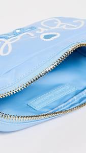 Sacs à cosmétiques avec broderie, pochette en nylon, sac de toilette cosmétique, grand sac à maquillage imperméable en nylon, <span class=keywords><strong>cadeau</strong></span> rose pour <span class=keywords><strong>mariée</strong></span>, sac de toilette de voyage - Product Image 2