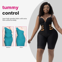 Sculpteur corporel pour femmes, contrôle des cuisses, fessier, étape 3, Post-chirurgie, Bbl, Fajas, colomanas, vêtements de protection avec fermeture éclair