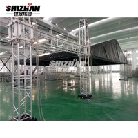 Fabricante de Estructuras de Aluminio - Torre de Soporte para Altavoces Line Array con Capacidad de Carga de 200 kg, Estructura Modular, Certificación CE