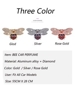 Gaya Bee <span class=keywords><strong>Premium</strong></span> Parfum Mobil, Parfum Klip Ventilasi Otomatis Sangat Cocok untuk Semua Model Mobil - Product Image 4