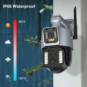 Năng lượng mặt trời bảng điều khiển điện không dây tiêu thụ điện năng cực thấp tầm nhìn ban đêm hai cách PIR con người Video CCTV Camera - Product Image 3