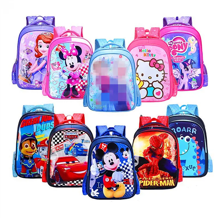 Kindergarten Toddler Kids Cartoon SchoolBags Girl Boys Rucksack Waterproof School Bags for Teenagers Girls Children Backpack