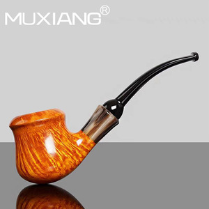 Briarwood Smoking Pipes Bent Shape Handcrafted Tobacco Pipe For Men 3mm Mouthpiece - Product Image 2