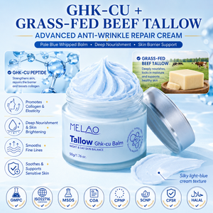 Bálsamo de Miel y Sebo Batido Ghk-cu, Hidrata y Nutre la Piel, Humectante Facial Natural para Piel Madura, Seca y Sensible - Product Image 1