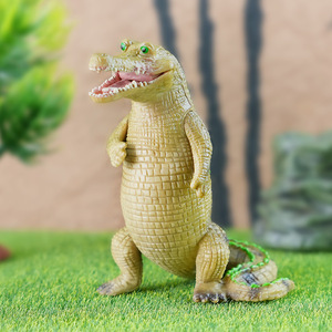 Modelos de animales salvajes de plástico realista, juguetes educativos cognitivos para niños y niñas, cocodrilo y cocodrilo del Nilo para niños - Product Image 3