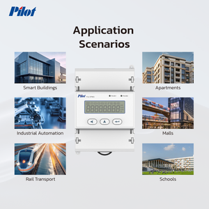 เครื่องวัดพลังงาน 3 เฟส <span class=keywords><strong>Pilot</strong></span> SPM93 พร้อมจอ LCD ความแม่นยำสูง เครื่องวิเคราะห์คุณภาพไฟฟ้า มาตรฐาน IEC62053 ระดับความแม่นยำ 1.0 รองรับ RS485 กันน้ำ - Product Image 3