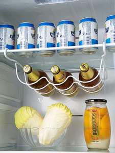 Enfriador de vino de acero moderno, soporte colgante <span class=keywords><strong>para</strong></span> botella de vino <span class=keywords><strong>para</strong></span> almacenamiento de refrigerador, Enfriador de fiesta clásico hecho de hierro y PC - Product Image 2