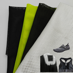 Tela de malla de poliéster tela de Punto Verde resistente a los arañazos para baloncesto Jersey ventilación trasera cómoda - Product Image 5