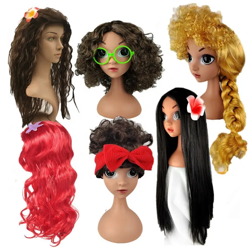 Halloween Cosplay Princess Moana Mirabel Molly Rapunzel Isabella Costume Hair Accessories Moana Necklace