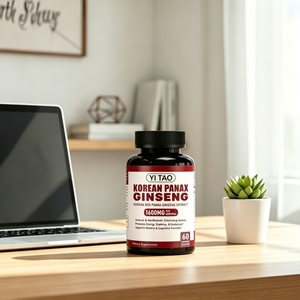 Capsules de ginseng rouge coréen de haute qualité OEM, complément de vitalité masculine pour hommes et femmes - Product Image 2