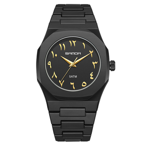 Reloj de Pulsera Sanda Moderno, Minimalista, de Lujo, <span class=keywords><strong>para</strong></span> <span class=keywords><strong>Hombre</strong></span>, con Movimiento de Cuarzo, Esfera con Números Arábigos, Calendario, Resistente al Agua, Deportivo, <span class=keywords><strong>para</strong></span> Negocios - Product Image 2