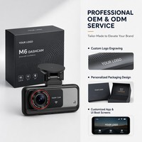 Caméra embarquée OEM/ODM 3,18 pouces 4K HD avant, 2,5K arrière, double objectif, WIFI, surveillance de stationnement 24H, GPS, enregistrement en time-lapse, DVR