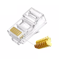 Câble RJ45 prise modulaire mâle rj45 connecteur cat6 blindé avec barre de chargement pour câbles prise modulaire Cat6a