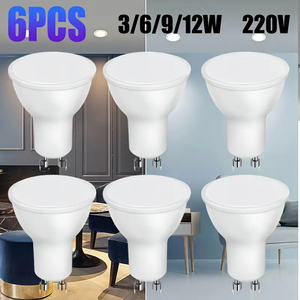 ON-OFF CCT thay đổi màu sắc bóng đèn thủy tinh ống kính 220V 5.5W GU10 dẫn ánh sáng tại chỗ 3000K GU10 dẫn bóng Đèn <span class=keywords><strong>LED</strong></span> Spotlight bóng đèn - Product Image 3