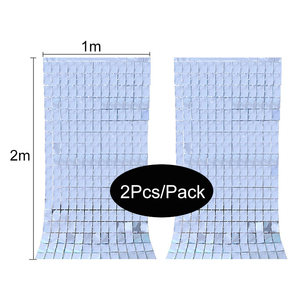 Groothandel 2M Folie Franje Gordijn Feestdecoratie Achtergrond Voor Verjaardagsfeestje Decoratie Met Gelukkige Verjaardag - Product Image 1