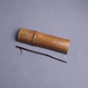 Handmade Bamboo Tea Scoop With Tea Needle And Caddy For Kung Fu Tea Ceremony Natural Art Collectible Craft Set - Product Image 3