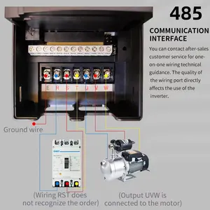 Einphasiger 3-Phasen-Vfd MS300 Wechselrichter 0-599 Hz Wechselfrequenzkonverter 220 V 0,4 kW zu 22 kW für Wechselstromversorgung