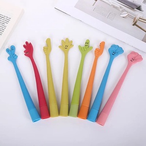 Stylos créatifs Kawaii en silicone souple, mignons, avec logo personnalisé, papeterie décorative, jeux, stylos à bille créatifs pliables en silicone - Product Image 4