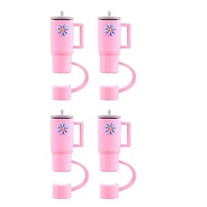 Food Grade Silicone Travel Cup <b>Drinkware</b> <b>Accessories</b> Straw Cover and Cap for Bar Beverages - Product Image 1