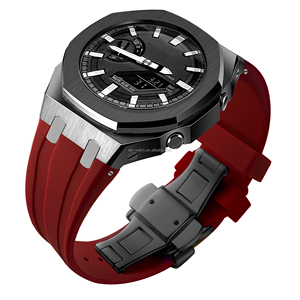 Mod Kit Oak Ga <strong>2100</strong> Watch Stainless Steel Watch Band Silicone Strap and Case for OAK <strong>G</strong> <strong>Shock</strong> Ga2100 Mod Kit - Product Image 2