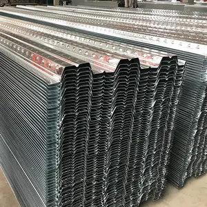 Grande stock di lamiera d'acciaio ondulata zincata in lamiera d'acciaio ondulata zincata