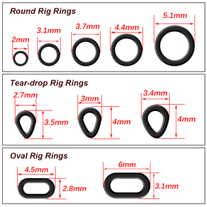 Anneaux d'appâts pour la pêche à la carpe pour plates-formes <span class=keywords><strong>de</strong></span> cheveux Pop Ups Boilie Hookbait Hair Rig Ring <span class=keywords><strong>Method</strong></span> <span class=keywords><strong>Feeder</strong></span> Carp Fishing Accessories - Product Image 6
