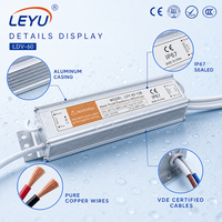 Alimentation LED OKEY IP67 étanche 60W 12V 5A AC/DC à découpage, boîtier en aluminium, certifiée CE ROHS pour bande lumineuse LED