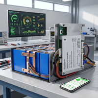 Carte PCB BMS intelligente 6S 7S 8S 24V 50A pour système de gestion de batterie de vélos électriques pliants et trottinettes