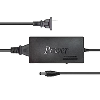 Adaptateur secteur universel pour ordinateur portable 12~24V 96W 4 ports USB + 1 port Type-C Chargeur multifonction Prise de sortie CC Connexion par câble HXY XM-32