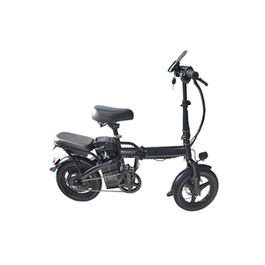 Bicicleta Eléctrica <span class=keywords><strong>Plegable</strong></span> de Aleación de Aluminio con Motor DC de 350W 48V, Batería de Litio de 10Ah, Llantas Anchas de 14 Pulgadas, 6 Velocidades, Soporta 200kg - Product Image 2