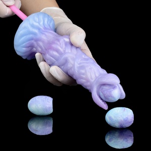 YOCY New Color Fantasy Ovipositor Egg Laying <b>Dildo</b> Dragon <b>Dildo</b> Couples Sex Game Laying Egg Ovipositor Anal Plug Sex Toys - Product Image 1