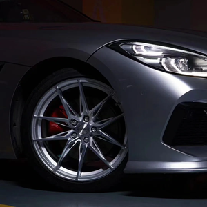 ล้อฟอร์จ SHIN-528 สีเงินหน้าเจียร 5 ก้าน สำหรับ BMW Toyota <span class=keywords><strong>Supra</strong></span> เพิ่มสมรรถนะการขับขี่ - Product Image 1