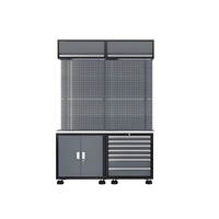 Système d'armoire à outils de garage modulaire à usage intensif personnalisé avec tiroirs et chariot pour la fabrication d'outils
