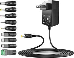 Adaptador de Corriente USB C 9 en 1, 5V 3A/2A, Cargador de Pared Universal para TV Box, Tablet, Router, Cámara, Tira de LED y Más Dispositivos de 5V - Product Image 1