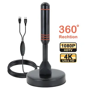 Fabrika sıcak ürünler hdtv TV çubuk mini PC anten ücretsiz kanal Uhf Vhf tv anten dijital kapalı tv anten manyetik tabanı ile