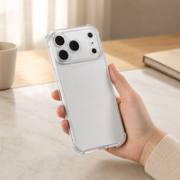 Nouvelle conception, nouvelle coque de téléphone pour iPhone 17 Pro, coque de téléphone mobile personnalisée en silicone souple TPU