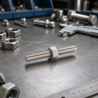 Stainless Steel Full Threaded Rod Stud Bolt | DIN975/DIN976 | Grade 8.8/10.9 | Zinc/Passivated Finish | All Sizes Customizable |