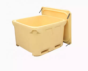 กล่องเก็บของพลาสติกหุ้มฉนวนไฟฟ้าแบบโรโตโมลด์ทันสมัยขนาด460ลิตรภาชนะบรรจุอาหารปลาสดจุของได้มาก - Product Image 5