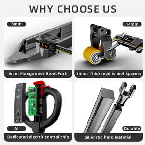 L7 điện xe tải Pallet xe nâng với Bàn Đạp Xe tải 3 tấn nâng Pallet xử lý điện xe nâng - Product Image 4