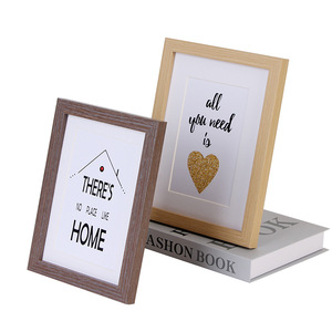 Tùy chỉnh Nordic rắn gỗ thân thiện với môi 5x7 hình chữ nhật dọc khung ảnh cho phòng khách Wall Mount UV in ấn 8/10 inch - Product Image 2